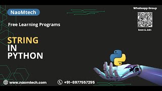 21  Python tutorial For Beginners  Strings  Methods  Implementing programs towards development [upl. by Cynara904]