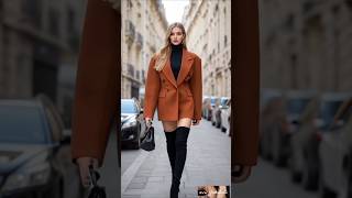 Beautiful oversized blazer coat amp velvet dress outfitideas fashion streetoutfit beauty style [upl. by Bertrand]