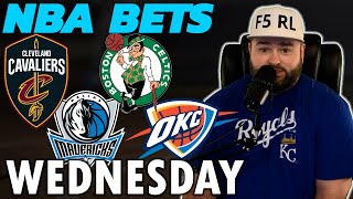 NBA Playoff Picks  Cavs vs Celtics amp Mavs vs Thunder Bets with Kyle Kirms Wednesday May 15 [upl. by Ashman44]