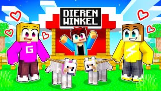 Ik OPEN een DIERENWINKEL in Minecraft [upl. by Nevada]