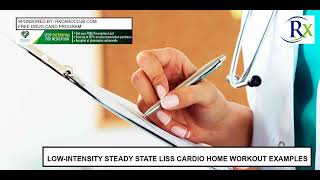 Low Intensity Steady State Liss Cardio Home Workout Examples [upl. by Cagle]