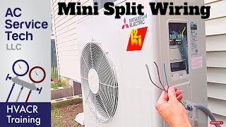 Wiring a Mini Split System Step by Step [upl. by Rajewski244]