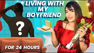 Living Like A Couple For 24 Hours Challenge ❤️  Big Surprise  Mahjabeen Ali [upl. by Adamec]