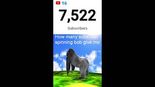 How many subs can i get from spinning bob [upl. by Enyale565]