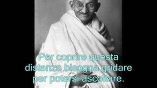 Mahatma Gandhi  Le parole Italiano [upl. by Zeidman]