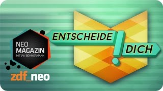 quotEntscheide Dichquot mit Herbert Feuerstein  NEO MAGAZIN mit Jan Böhmermann  ZDFneo [upl. by Nerhe]