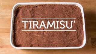 Italian TIRAMISU  Original Italian recipe 2min [upl. by Atsylak]