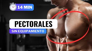 14 MIN RUTINA DE CALISTENIA PARA PECTORALES  Entrena Sin Equipamiento [upl. by Aivul]