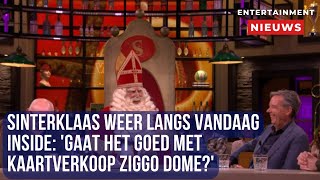 Sinterklaas checkt in bij Vandaag Inside Hoe loopt de Ziggo Dome kaartverkoop [upl. by Adnole]