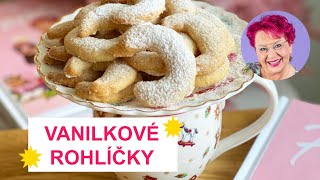 😍 Vanilkové rohlíčky 🎄 recept [upl. by Aneelehs690]