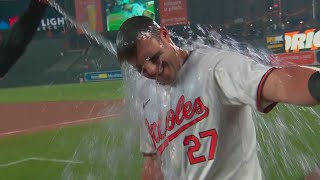 James McCann Postgame Interview After Walk Off vs Royals  4324 [upl. by Knobloch]