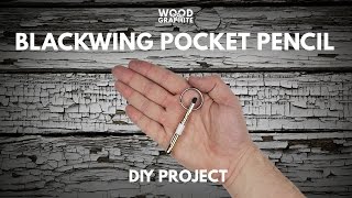 DIY Blackwing Pocket Pencil  ✎WampG✎ [upl. by Parsaye466]