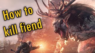 Witcher 3  How to Kill a Fiend  Return to Crookback Bog Guide [upl. by Genie]