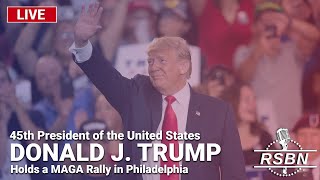 LIVE REPLAY President Trump Holds a MAGA Rally in Philadelphia  62224 [upl. by Aitenev]