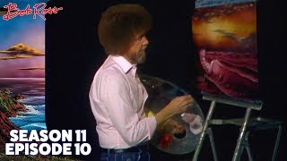 Bob Ross  Sunset over the Waves Season 11 Episode 10 [upl. by Ahsoik]