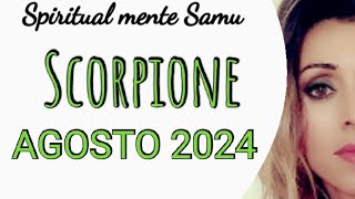 SCORPIONE ♏ Agosto 2024 previsioni🔮 Tarocchi🔮 [upl. by Onivla]