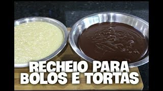 RECHEIO PARA BOLOS E TORTAS COCO E DE CHOCOLATE POR FERNANDO COUTO [upl. by Giliane]