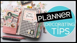 Planner Decoration Tips  Decorating Made Easy [upl. by Armanda649]