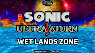 Sonic UltraSaturn  32bit Sonic Game Wet Lands Zone [upl. by Ogdan]