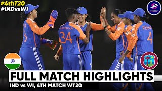 India vs West Indies 4th Warmup Match Highlights  ICC Women World Cup  IND vs WI Highlights [upl. by Dorette]