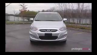 Essai de la Hyundai Accent 2012 [upl. by Laehcar]