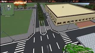 Minecraft Stadtprojekt Alpenstadt Heute zeige ich euch ein Parkhaus und die Alleestraße mit Bäumen [upl. by Atillertse340]