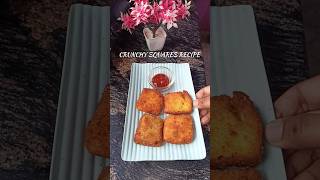 Crunchy Squares Recipe 😋trendingvideo recipes viralshorts trendingreels shorts [upl. by Kare]