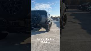 2025 GMC Hummer EV Crab Walking gmc hummer hummerev crabwalk offroad [upl. by Milo]