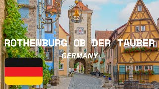 ROTHENBURG OB DER TAUBER GERMANY  Travel Guide And Best Things To Do rothenburg [upl. by Barlow]