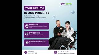 Your Health is Our Priority GenCare Health Services Disability HomeCare 24x7Services NDIS [upl. by Ozzie]