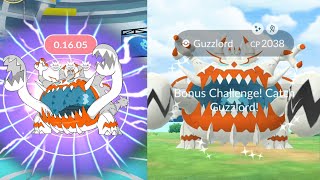 Finally I Got✨Shiny Guzzlord After 27 Raids in pokemongo [upl. by Nosoj92]