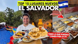 TOP 10 LUGARES NUEVOS PARA VISITAR EN EL SALVADOR 🇸🇻🤩 [upl. by Rednasxela]