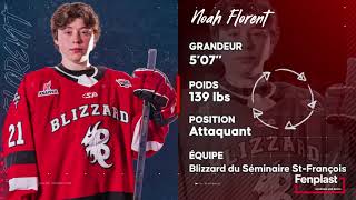 Espoirs LHJMQ Fenplast Faits saillants  Noah Florent [upl. by Annie]