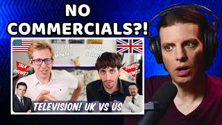 American Reacts to British vs American Television [upl. by Umeko980]