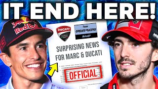 HUGE NEWS For Marc Marquez amp Ducati JUST Got Leaked Bagnaia CONFIRMED Retirement  MotoGP News [upl. by Derman]