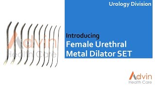 Female Urethral Metal Dilator SET [upl. by Ahcorb]