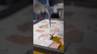 🔨Crafting Grandeur The Art of Making Large Terrazzo Tilesquot 🌟🔨 [upl. by Hutner]