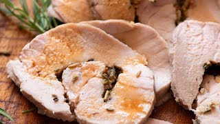 Italian Roast Pork Loin with fennel and Lemon [upl. by Noraha]