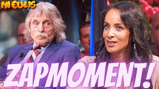 Johan Derksen vindt dat Dyantha Brooks onzin praat ‘Zapmoment’ [upl. by Fabria]