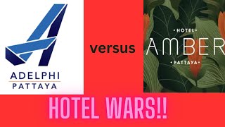 amber vs adelphi  which hotel is right for you in Pattaya Thailand [upl. by Gerstner]