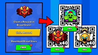 FREE PINx40 DEMONIC amp ANGELIC DROPS QR CODES 🥳  BRAWL STAR QR CODES 2024  BRAWL STARS NEW UPDATE [upl. by Jerrie]