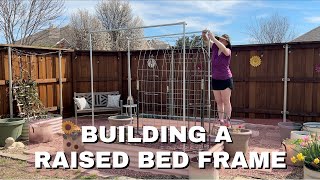 Building a Raised Bed Frame for Spring [upl. by Hsinam]