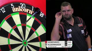 INCREDIBLE FINISHING Humphries v Kleermaker  PDC Summer Series Day Four  Second Round [upl. by Melmon]