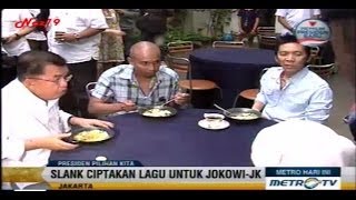 Makan Bersama dengan SLANK dan Dukungannya untuk JokowiJK [upl. by Mazur]