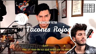 Sebastián Yatra  Tacones Rojos 🔥acordes🔥 [upl. by Zeidman]