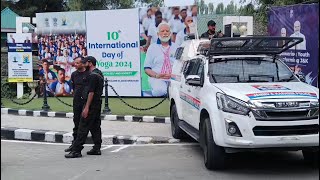 Multilayered security arrangements in place in view of PM Modi’s Srinagar visit [upl. by Grounds721]