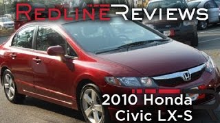 2010 Honda Civic LXS Review Walkaround Start Up Test Drive [upl. by Linzer]