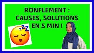 Ronflement  Causes et Solutions en 5 min [upl. by Bowerman892]