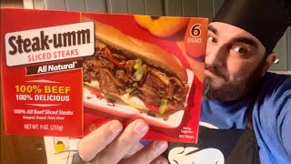 I decide to cook SteakUmms for the first time  SWEATPANTS JOE COOKS  SteakUmm Review [upl. by Venus]