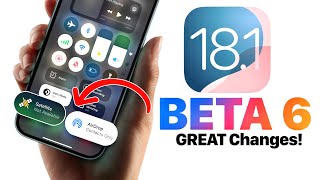 iOS 181 Beta 6  New Features and Changes [upl. by Ralyt]